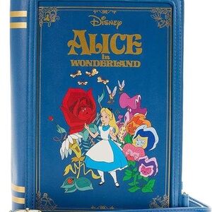 Loungefly Disney Alice in Wonderland Classic Book Convertible Crossbody purse